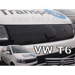 Zimní clona - VW T6 Transporter/Caravelle, od 4/2015- (horní, chromovaný rošt)