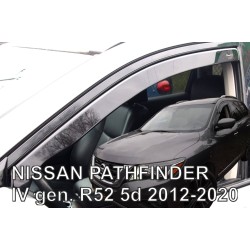 Ofuky - Nissan Pathfinder, 5dv., od 9/2012- (+zadní)