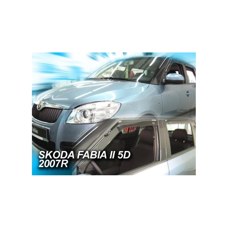 Ofuky - Škoda Fabia II Hatchback, r.v. 12/2006-9/2014 (+zadní)